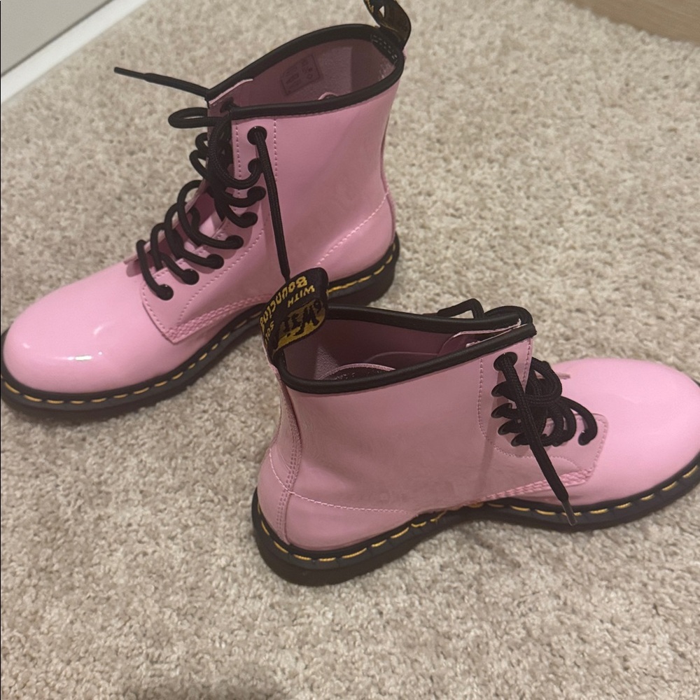 Dr. Martens 1460 Pink Patent Leather Boot - Women's - Picture 4 of 4